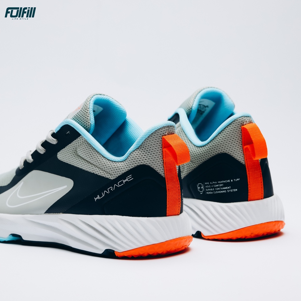 Nike Alpha Huarache 8 Pro Turf Gray - Blue | FulFill Nike Alpha Huarache 8 Pro Turf Gray - Blue | FulFill